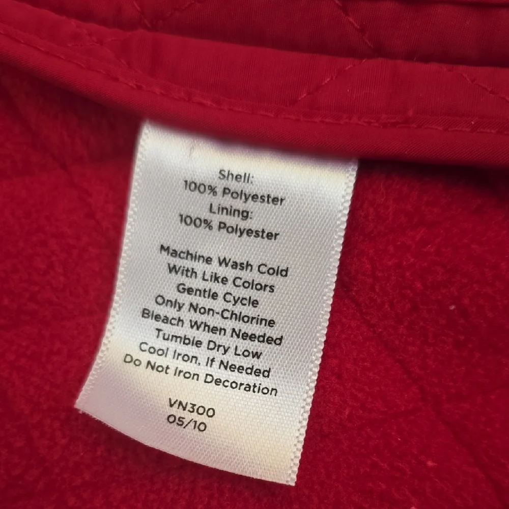 Talbots Vest Women's  Button Front Top Fleece Lined Casual Outdoors, M, Preowned - Picture 4 of 13